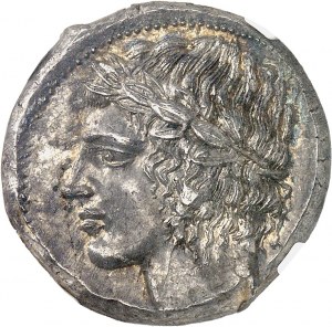 STAROVĚKÉ ŘECKO - ŘECKÁ SICÍLIE, Leontini. Tetradrachma ND (cca 425 př. n. l.), Leontini.