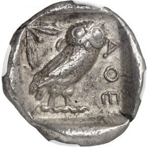 GRÈCE ANTIQUE - GREEK Attique, Athènes. Tétradrachme de style classique ND (Ve s. av. J.-C.), Athènes.