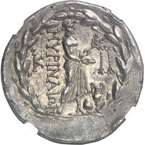 GRÈCE ANTIQUE - GREEK Éolide, Myrina. Tétradrachme ND (150-140 av. J.-C.), Myrina.