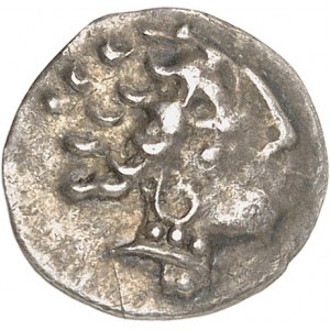 GAULE - CELTIC Celto-Ligures. Obole ou litra, type au quadrupède dit de Serra Ricco, imitation de tétrobole de Marseille ND (IIe s. av. J.-C.).