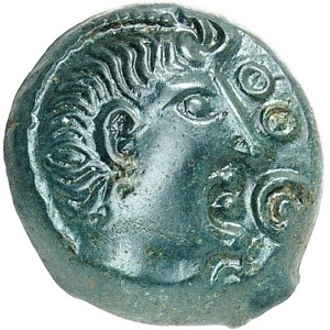 GAULE - CELTIC Pagus Catuslugi. Bronze VIIRICIVS, Classe III ND (Guerre des Gaules et IIe moitié du Ier siècle avant J.-C.).