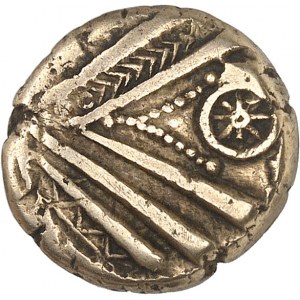GAULE - CELTIC Trévires. Statère POTTINA, dérivé du type à l'œil ND (Guerre des Gaules et IIe moitié du Ier siècle avant J.-C.).