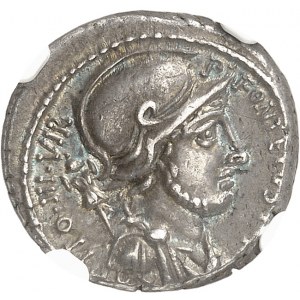 RÉPUBLIQUE ROMAINE - ROMAN REPUBLIC P. Fonteius P.f. Capito. Denier ND (55 av. J.-C.), Rome.