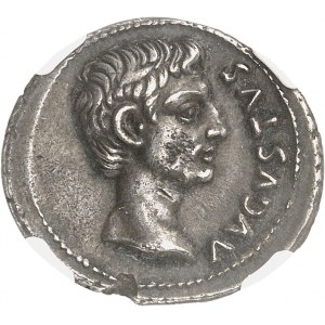EMPIRE ROMAIN - ROMAN Auguste (27 av. J.-C. - 14 ap. J.-C.). Denier avec L. Caninius Gallus ND (12 av. J.-C.), Rome.