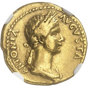 EMPIRE ROMAIN - ROMAN Antonia (+39), mère de Claude. Aureus ND (41-45), Rome.