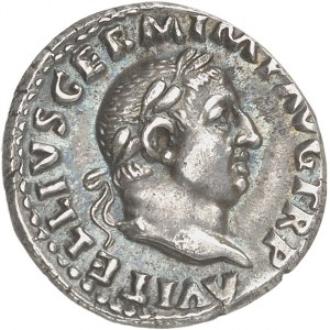 EMPIRE ROMAIN - ROMAN Vitellius (69). Denier ND (octobre à décembre 69), Rome.