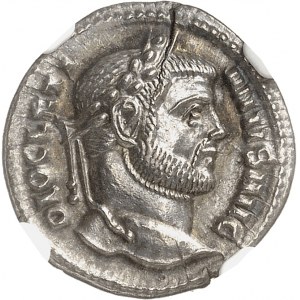 EMPIRE ROMAIN - ROMAN Dioclétien (284-305). Argenteus ND (c.294), Rome.