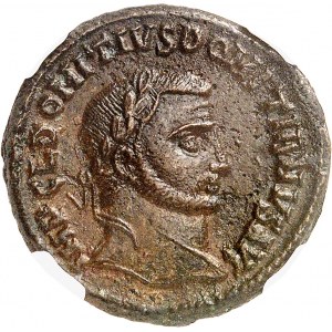 EMPIRE ROMAIN - ROMAN Domitius domitianus, usurpateur (297-298). Follis mai-août 297, Alexandrie, 2e officine.