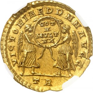 EMPIRE ROMAIN - ROMAN Constans (337-350). Solidus ND (347-348), Trèves.