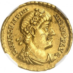 EMPIRE ROMAIN - ROMAN Valentinien Ier (364-375). Solidus ND (373-375), Trèves, 3e officine.