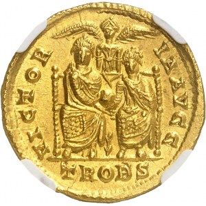 EMPIRE ROMAIN - ROMAN Valentinien II (375-392). Solidus ND (375-378), Trèves.