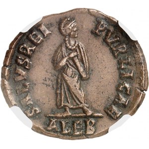 EMPIRE ROMAIN - ROMAN Aelia Flacilla (379-386). Follis ND, Alexandrie, 2e officine.