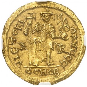 EMPIRE ROMAIN - ROMAN Majorien (457-461). Solidus ND, Arles.
