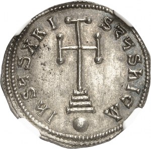 BYZANTIN EMPIRE - BYZANTINE Basil I and Constantine (868-879). Miliaresion ND (868-870), Constantinople.