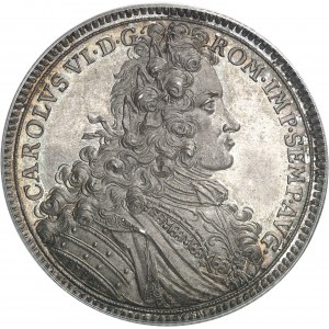 ALLEMAGNE - GERMANY Schwäbisch Hall (ville libre de). Thaler au nom de l’Empereur Charles VI 1712 GFN, Nuremberg.