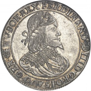 HONGRIE - HUNGARY Ferdinand III (1637-1657). Thaler 1649, KB, Kremnitz (Körmöcbánya).