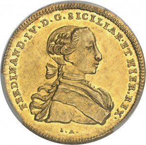 ITALY - ITALY Naples and Sicily, Ferdinand IV (1759-1816). 6 ducats 1762 - IA CC/R, Naples.
