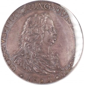 ITALIE - ITALY Toscane (Grand-duché de), Côme III de Médicis (1670-1723). Piastre 1684, Florence.