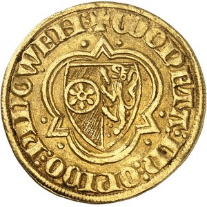 ALLEMAGNE - GERMANY Mayence (archevêché de), Gerlier (ou Gerlac) de Nassau (1346-1371). Florin d’or ND (1365-1371), Bingen.