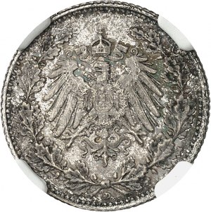 GERMANY - GERMAN Empire (1871-1918). 1/2 mark 1905, D, Munich.