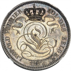 BELGIUM - BELGIUM Leopold I (1831-1865). Proof of 10 centimes with lion, silver 1832, Brussels.