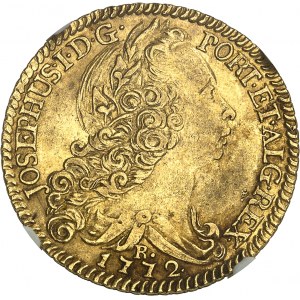 BRÉSIL - BRAZIL Joseph Ier (1750-1777). 6400 réis (peça) 1772, R, Rio de Janeiro.