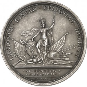 FRANCE / CAPÉTIENS - FRANCE / ROYAL Louis XIV (1643-1715). Médaille, Bataille de Lens, par Michel Molart 1648 (refrappe XXe s.), Paris.