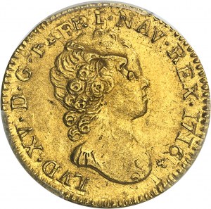 FRANCE / CAPÉTIENS - FRANCE / ROYAL Louis XV (1715-1774). Louis d’or aux insignes, 2e type 1716, X, Amiens.