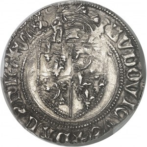 FRANCE / FÉODALES - FRANCE / FEUDAL Dauphiné, Viennois (dauphins du), Louis (XI) (1440-1456). Gros de Roi, 1er type ND (c.1455), Romans.