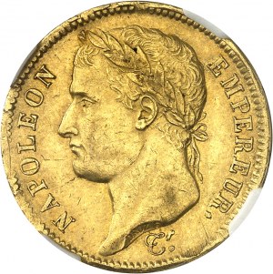 FRANCÚZSKO - FRANCÚZSKO Prvé cisárstvo / Napoleon I. (1804-1814). 40 frankov Empire 1809, M, Toulouse.