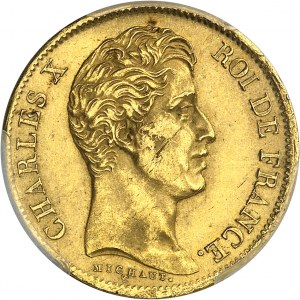 FRANCE - FRANCE Charles X (1824-1830). 40 Francs, 2nd type 1830, A, Paris.