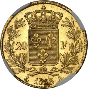 FRANCE - FRANCE Charles X (1824-1830). 20 francs 1825, A, Paris.