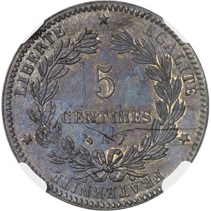 FRANCE - FRANCE IIIe République (1870-1940). Piéfort de 5 centimes Cérès 1888, A, Paris.