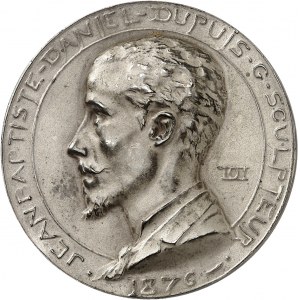 FRANCE - FRANCE IIIe République (1870-1940). Médaille, hommage de la SAMF à Jean-Baptiste Daniel-Dupuis, SAMF n° 83 1900, Paris.