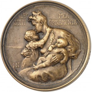 FRANCE - FRANCE IIIe République (1870-1940). Médaille, Voici mes bijoux par Henry Nocq, SAMF n° 252 1901, Paris.