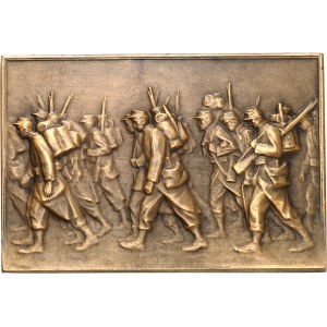 FRANCE - FRANCE IIIe République (1870-1940). Médaille, Soldats par Paul Roger-Bloche, SAMF n° 139 1905, Paris.