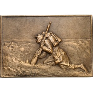 FRANCE - FRANCE IIIe République (1870-1940). Médaille, Soldats par Paul Roger-Bloche, SAMF n° 139 1905, Paris.
