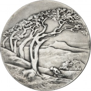 FRANCE - FRANCE IIIe République (1870-1940). Médaille, le Vent par Camille Lefèvre, SAMF n° 9 1906, Paris.