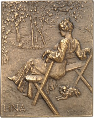 FRANCE - FRANCE Third Republic (1870-1940). Medal, Lina by Domenico Trentacoste, SAMF n° 96 1919, Paris.