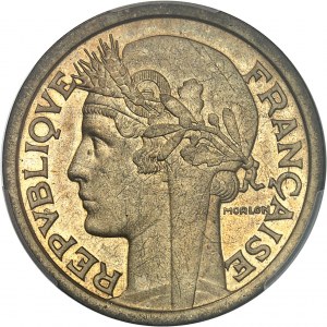 FRANCE - FRANCE IIIe République (1870-1940). Essai de 2 francs Morlon, Frappe spéciale (SP) 1931, Paris.