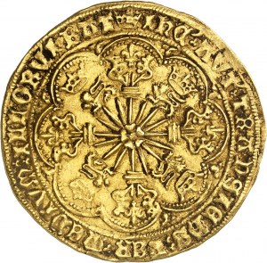 VEĽKÁ BRITÁNIA - SPOJENÉ KRÁĽOVSTVO Eduard IV., prvá vláda (1461-1470), Ryal alebo Noble Golden Rose ND (1468-1469), Tower of London.