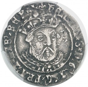 GREAT BRITAIN - UNITED KINGDOM Edward VI (1547-1553). Groat in the name and effigy of Henry VIII ND (1547-1551), London.