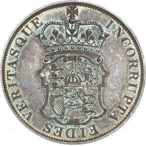 GRANDE-BRETAGNE - UNITED KINGDOM Georges III (1760-1820). Essai en argent de la couronne (crown) “INCORRUPTA”, par W. Wyon, Flan bruni (PROOF) 1817, Londres.