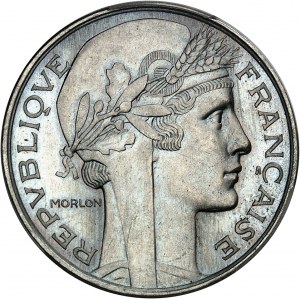 INDOCHINE - INDOCHINA IIIe République (1870-1940). Essai de 1 cent, non perforé, en maillechort, par Morlon, Frappe spéciale (SP) 19-- (1931), A, Paris.