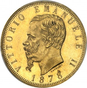 ITALY - ITALY Victor-Emmanuel II (1861-1878). 100 lira 1878, R, Rome.