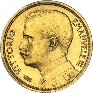 ITÁLIE - ITÁLIE Victor-Emmanuel III (1900-1946). 20 lir zlatých (ESPOSIZIONE INTERNAZIONALE AGRICOLA INDUSTRIALE), sběratelská mince 1927, R, Řím.