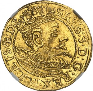 POLOGNE - POLAND Sigismond III Vasa (1587-1632). Ducat 1597 PK, Gdansk (Dantzig).