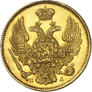 POLOGNE - POLAND Nicolas Ier (1825-1855). 3 roubles ou 20 zloty 1835 ПД, СПБ, Saint-Pétersbourg.
