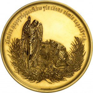 RUSSIE - RUSSIA Nicolas II (1894-1917). Médaille d’Or, mort d’Alexandre III par P. Stadnitsky 1894, Saint-Pétersbourg.