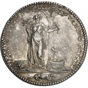USA - UNITED STATES OF AMERICA Castorland (1792-1800). Jeton d’un 1/2 dollar, frappe originale 1796, Paris.